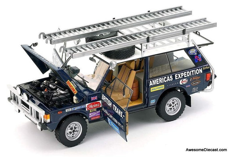 1971 Range Rover "The British Trans-Americas Expedition"1:18 Diecast Model Car by Almost Real