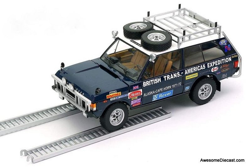 1971 Range Rover "The British Trans-Americas Expedition"1:18 Diecast Model Car by Almost Real