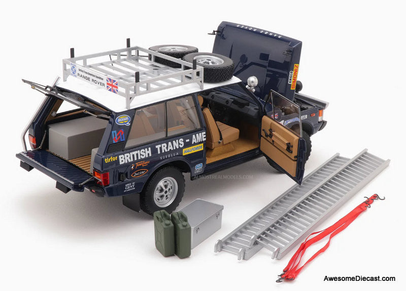 1971 Range Rover "The British Trans-Americas Expedition"1:18 Diecast Model Car by Almost Real