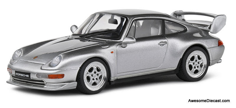 1993 Porsche 993 RS Clubsport, Polar Silver 1:43 Diecast Model Car by Solido