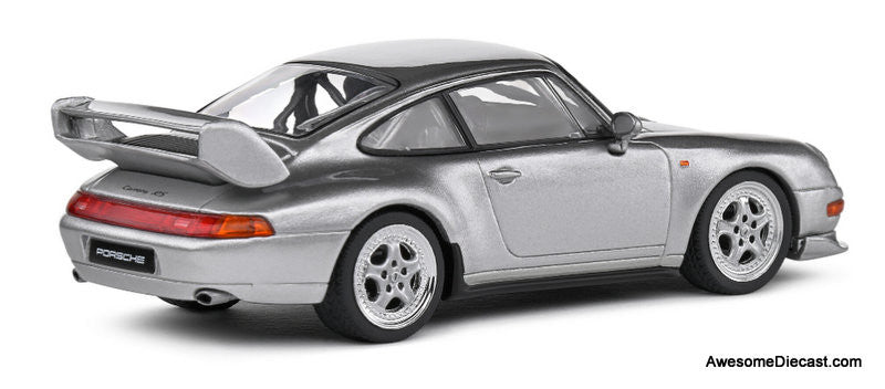 1993 Porsche 993 RS Clubsport, Polar Silver 1:43 Diecast Model Car by Solido