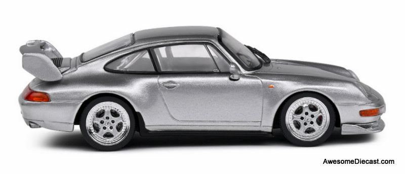 1993 Porsche 993 RS Clubsport, Polar Silver 1:43 Diecast Model Car by Solido
