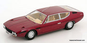 1970 Lamborghini Espada S2, Metallic Red 1:18 Diecast Model Car by KK Scale