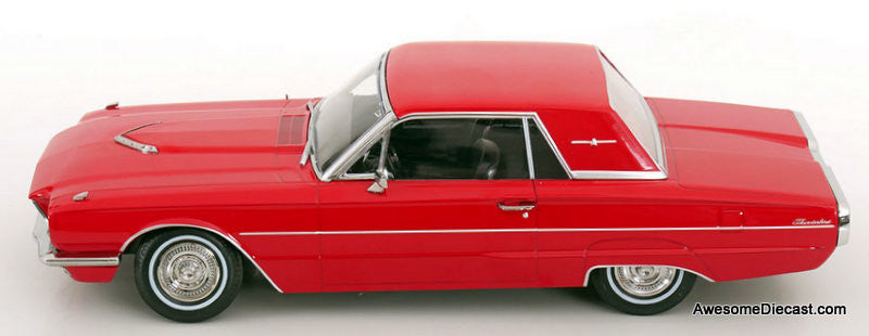 1966 Ford Thunderbird Hard Top Coupe, Red 1:18 Diecast Model Car by KK Scale