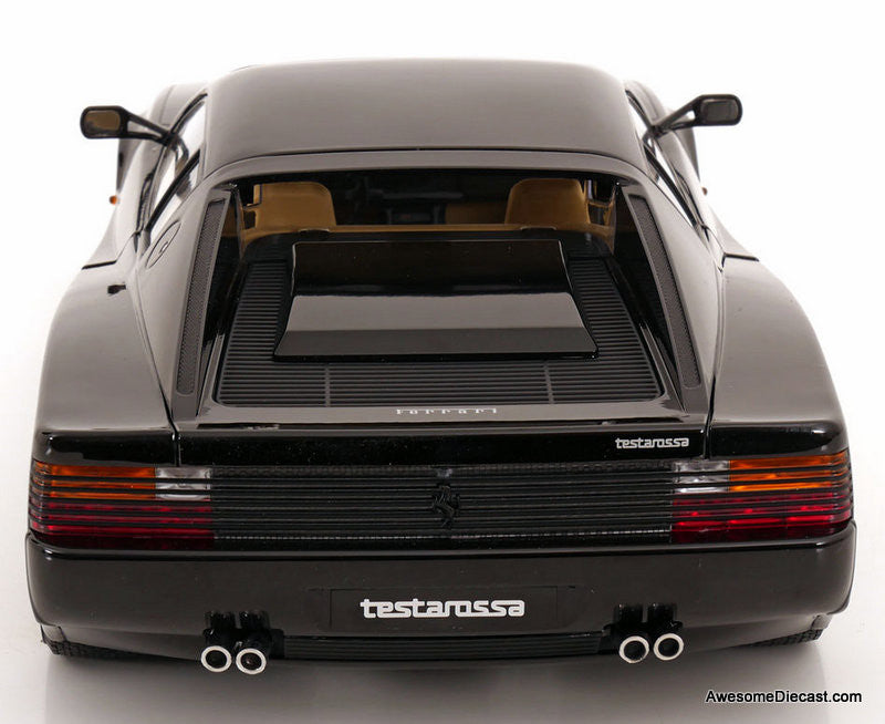 1986 Ferrari Testarossa, Black 1:12 Diecast Model Car by KK Scale