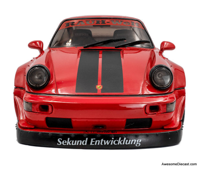 2024 Porsche 964 RWB, Red Taikano Kaishin 1:18 Diecast Model Car by Solido