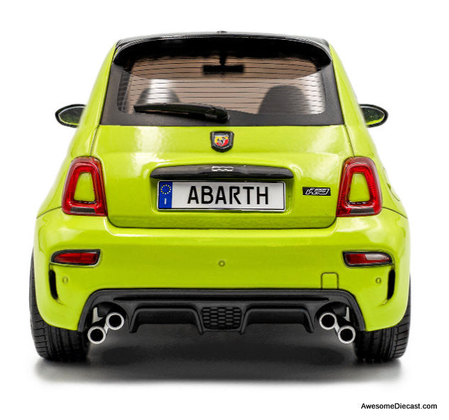2023 Fiat F595 Abarth, Adredalina Green 1:18 Diecast Model Car by Solido