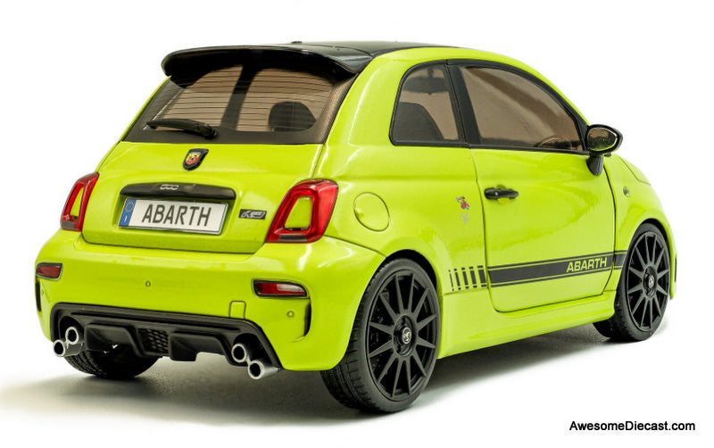 2023 Fiat F595 Abarth, Adredalina Green 1:18 Diecast Model Car by Solido