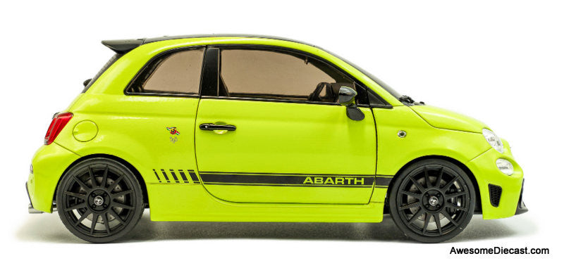 2023 Fiat F595 Abarth, Adredalina Green 1:18 Diecast Model Car by Solido