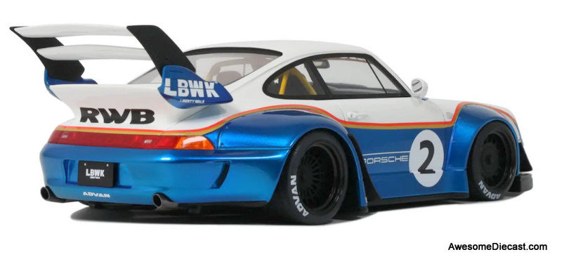 2023 Porsche RWB X LB-Walk Rauh-Welt #2 1:18 Resin Cast Model Car by GT Spirit