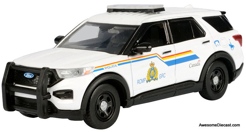 2022 Ford Police Interceptor: Royal Canadian Mounted Police 1:43 Diecast Model Car by Motor Max