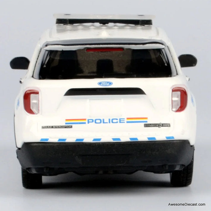 2022 Ford Police Interceptor: Royal Canadian Mounted Police 1:43 Diecast Model Car by Motor Max