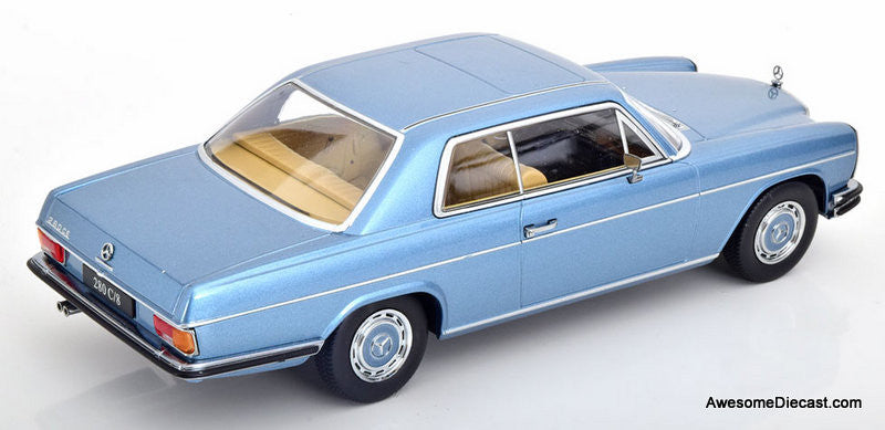 KK Scale 1:18 1969 Mercedes 280C W114 Coupe, Metallic Blue