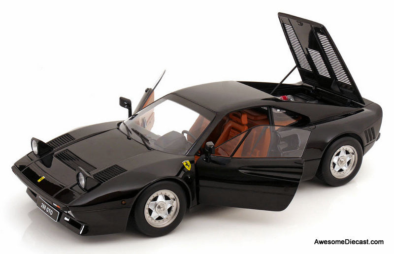 1984 Ferrari 288 GTO, Black 1:12 Diecast Model Car by KK Scale