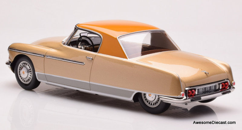 Norev 1:18 1964 Citroen DS19 Le Dandy, Beige Metallic/Brown