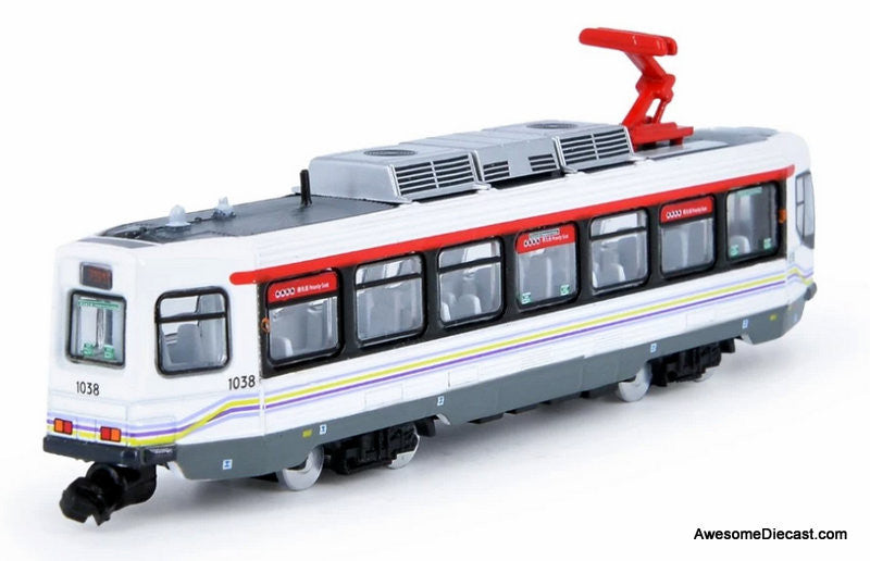 MTR LRV Phase I (Refurbished) Railway Carriage 1:120 Diecast Model Vehicle by Tiny