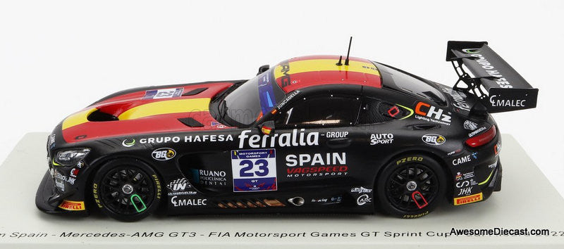 Spark 1:43 Mercedes AMG GT3 #23 Team Spain: FIA Motorsport Games GT Sprint Cup, Paul Ricard: Daniel Juncadella