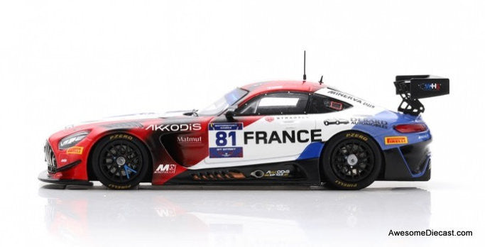 Spark 1:43 Mercedes AMG GT3 #81 Team France FIA Motorsport Games GT Sprint Cup Paul Ricard 2022 -Tristan Vautier