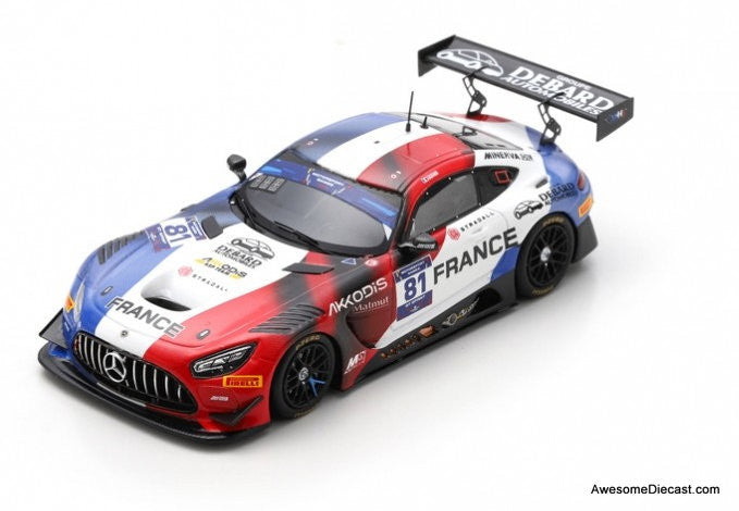 Spark 1:43 Mercedes AMG GT3 #81 Team France FIA Motorsport Games GT Sprint Cup Paul Ricard 2022 -Tristan Vautier