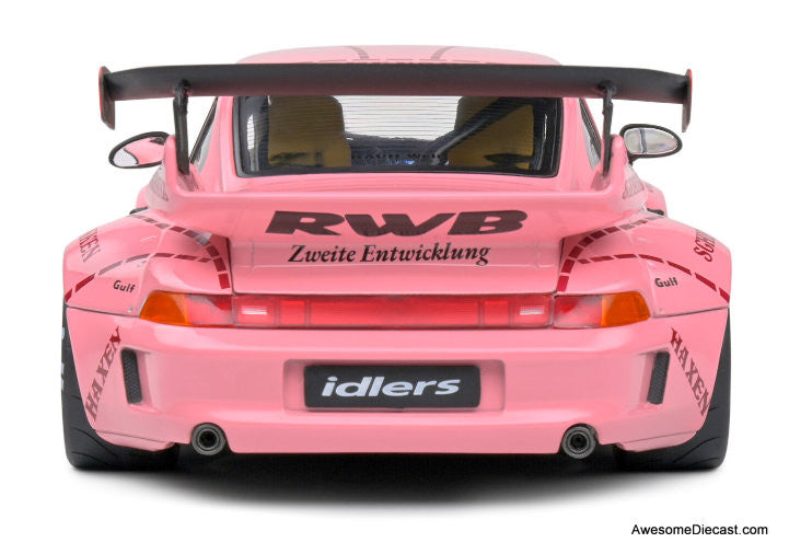 2020 Porsche RWB Bodykit Pink Pig #23 1:18 Diecast Model Car by Solido