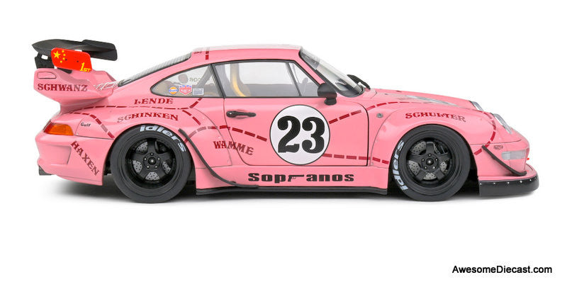 2020 Porsche RWB Bodykit Pink Pig #23 1:18 Diecast Model Car by Solido