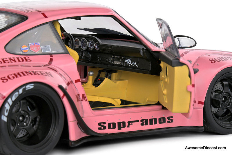 2020 Porsche RWB Bodykit Pink Pig #23 1:18 Diecast Model Car by Solido