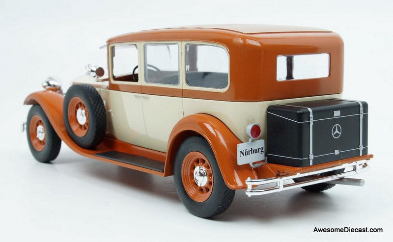 MCG 1:18 1928 Mercedes Benz  Nurburg 460/460K (W08), Beige/Cream