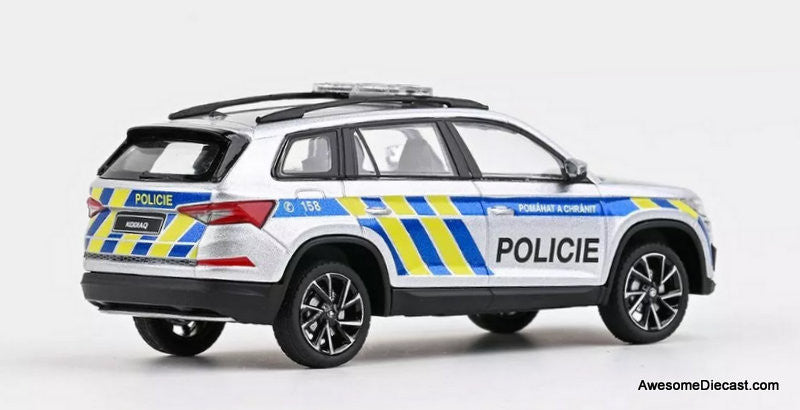 Abrex Škoda 110L 限定版 1:43 シュコダミニカー世界100台 2021 Skoda Kodiaq FL: Czech Police 1:43 Diecast Model Car by Abrex