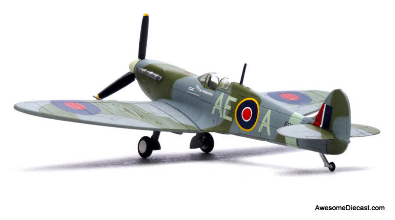 Supermarine Spitfire MkVb EP120/AE-A 402 Sqn RAF, City of Winnipeg, Flown by S/L Jeff Northcott D.S.O, D.F.C Duxford 1943 1:72 Diecast Model Plane by Legion Models