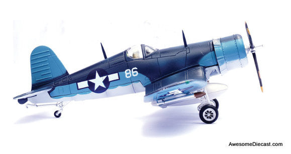 F4U Corsair "Lucybelle," 28-Victory Ace Maj. Gregory "Pappy" Boyington, CO of VMF-214 "Black Sheep," Vella Lavella (Solomon Islands), November 1943 1:72 Diecast Model Plane by Legion Models