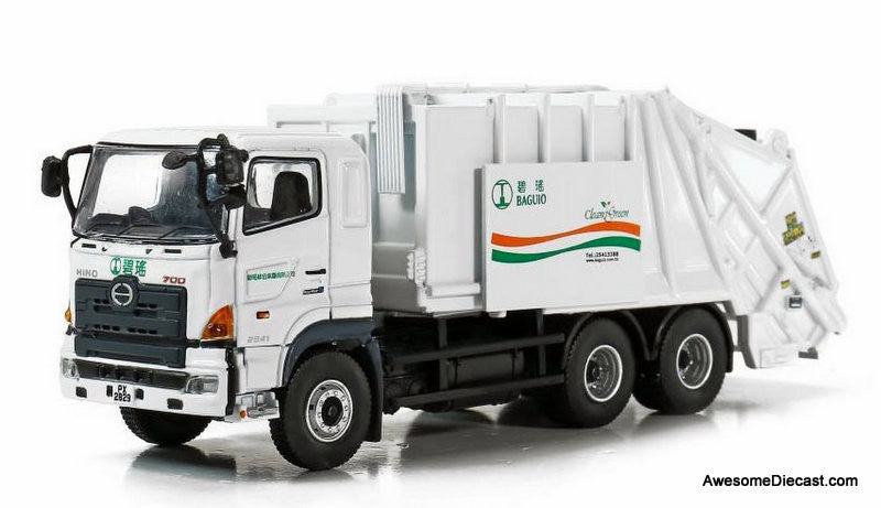 Tiny 1:76 Hino 700 Garbage Truck: Baguio City