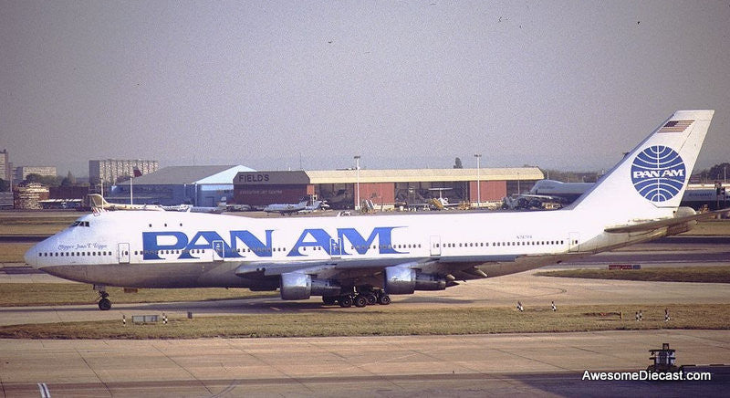 Boeing 747-100: Pan Am (Reg #N747PA) Clipper Juan T Trippe 1:200 Diecast Model Plane by Gemini 200