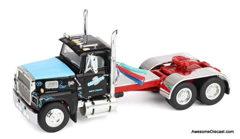 Ford LTL 9000 Day Cab w/Landoll Traveling Axle Trailer: Cappello