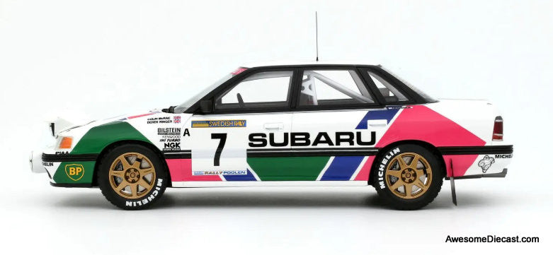 1990 Subaru Legacy RS GR.A #7 1992 Swedish Rally 1:18 Resin Cast
