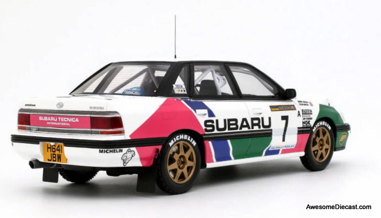 1990 Subaru Legacy RS  GR.A #7 1992 Swedish Rally 1:18 Resin Cast Model Car by Otto