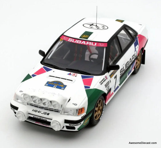 1990 Subaru Legacy RS GR.A #7 1992 Swedish Rally 1:18 Resin Cast