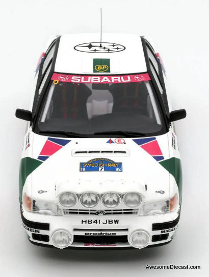 1990 Subaru Legacy RS  GR.A #7 1992 Swedish Rally 1:18 Resin Cast Model Car by Otto