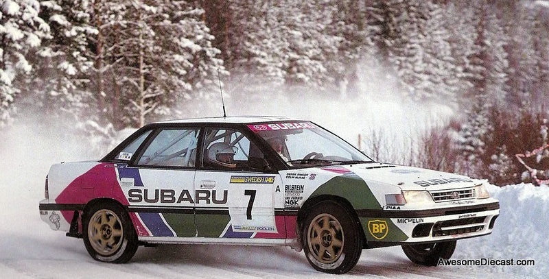 1990 Subaru Legacy RS  GR.A #7 1992 Swedish Rally 1:18 Resin Cast Model Car by Otto