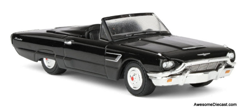 1965 Ford Thunderbird w/Tonneau Cover, Black 1:64 Diecast Model Car by Greenlight