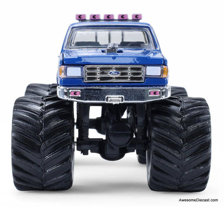 1990 Ford F-350 Monster Truck, Bigfoot #4, 1:64 Diecast Model Truck by Greenlight