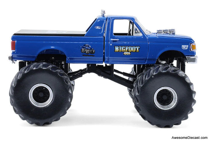 1990 Ford F-350 Monster Truck, Bigfoot #4, 1:64 Diecast Model Truck by Greenlight