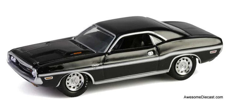 1970 Dodge Challenger R/T 440, Black 1:64 Diecast Model Car by Greenlight