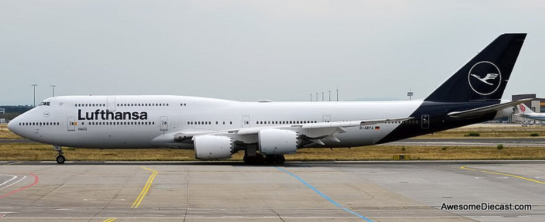 Boeing 747-8: Lufthansa (Reg #D-ABYA) 1:400 Diecast Model Plane by