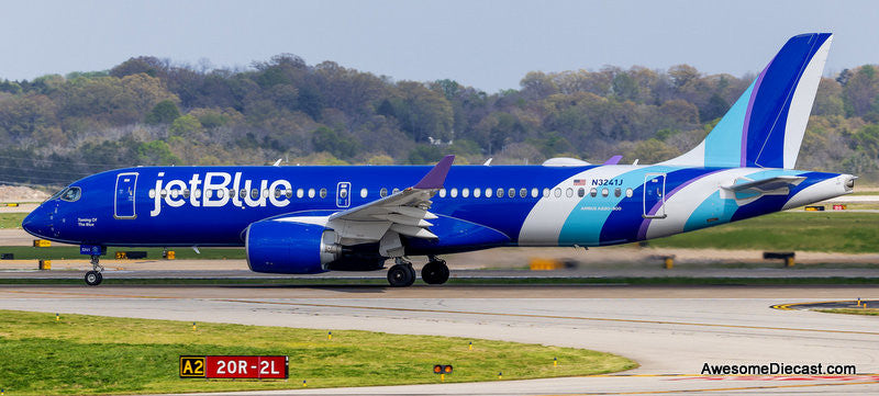 Airbus A220-300: Jet Blue (Reg #N3241J) Taming Of The Blue 1:400