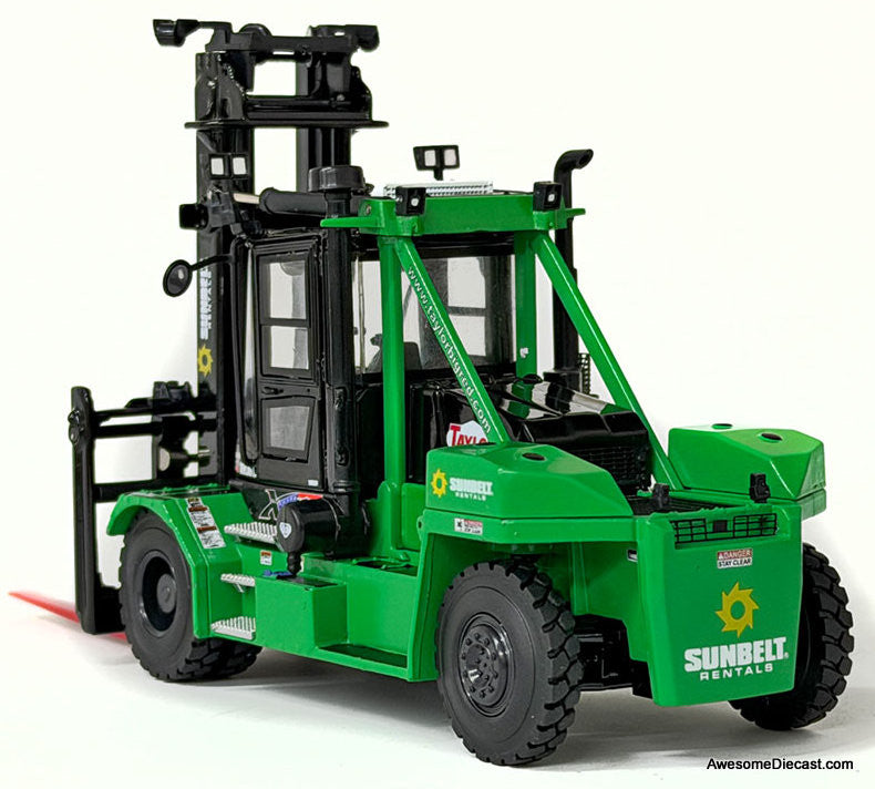 Sunbelt - Taylor XH-360L Forklift, Green 1:50 Diecast Model Vehicle by Taylor