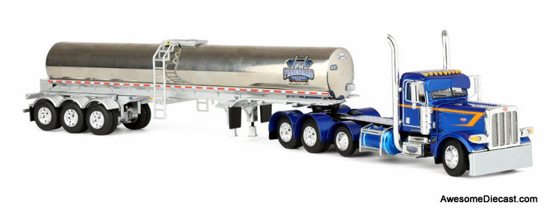 Peterbilt 389 Day Cab w/Walker Food Grade Tank Trailer:  Finnesgard Trucking 1:64 Diecast Model Truck DCP by FG