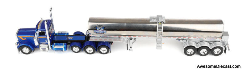 Peterbilt 389 Day Cab w/Walker Food Grade Tank Trailer:  Finnesgard Trucking 1:64 Diecast Model Truck DCP by FG