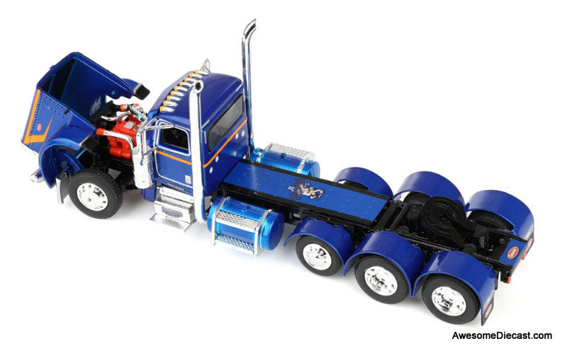 Peterbilt 389 Day Cab w/Walker Food Grade Tank Trailer:  Finnesgard Trucking 1:64 Diecast Model Truck DCP by FG