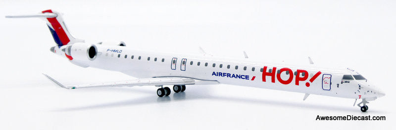Bombardier CRJ-1000EL: HOP! Air France (Reg #F-HMLO) 1:400 Diecast Model Plane by JC Wings