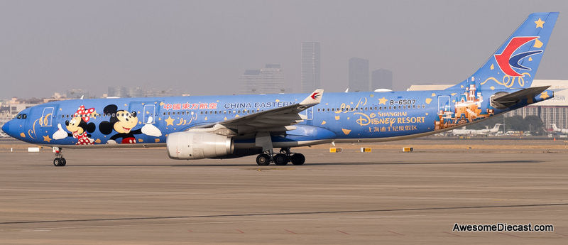Airbus A330-300: China Eastern (Reg #B-6507) "Shanghai Disney Resort" 1:200 Diecast Model Plane by JC Wings